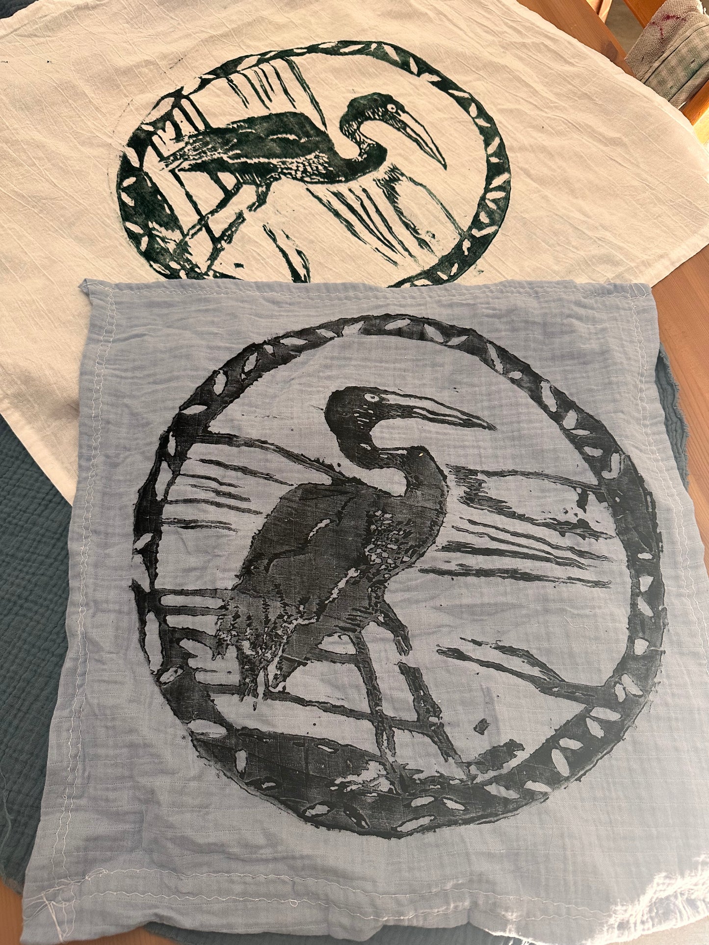 Lino Stamp Carving and Printing
